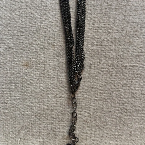 Stella & Dot Black Beaded Necklace - Picture 2 of 2